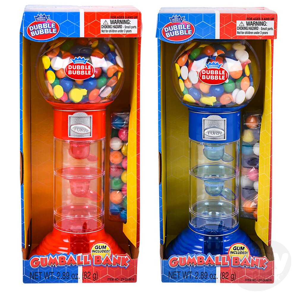 10.50" Spiral Fun Gumball Bank