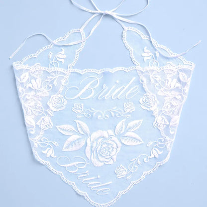 Bride Lace Headscarf Embroidered