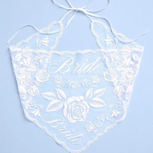 Bride Lace Headscarf Embroidered