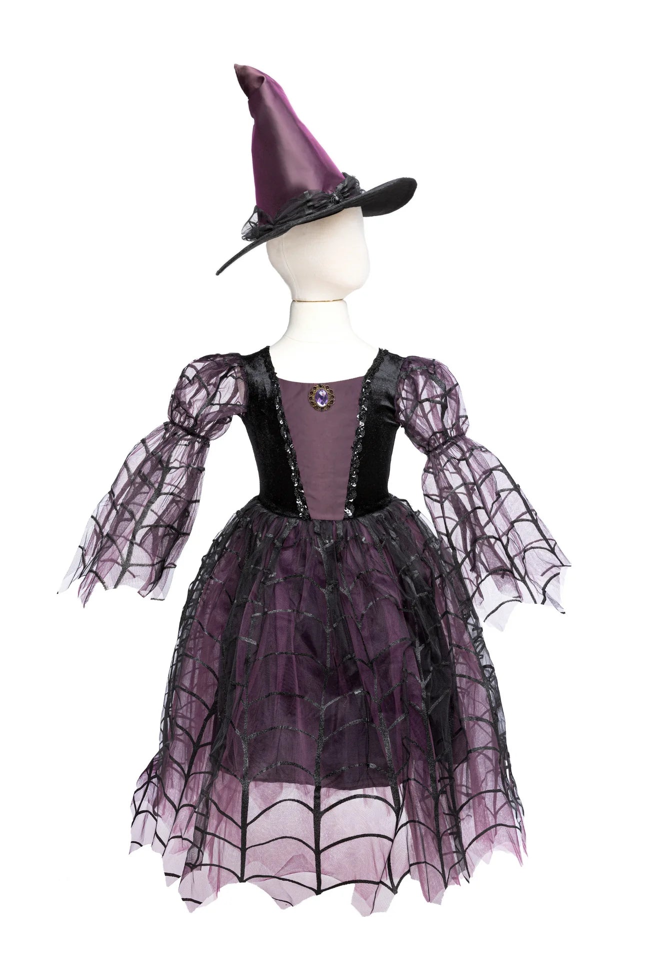 Amethyst the Spider Witch Dress with Hat