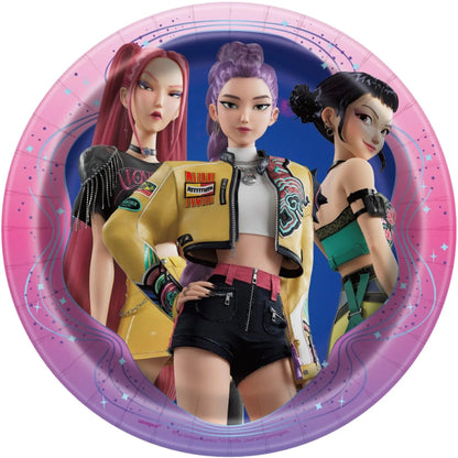 KPop Demon Hunters Round 7 Dessert Plates