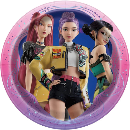 KPop Demon Hunters Round 7 Dessert Plates