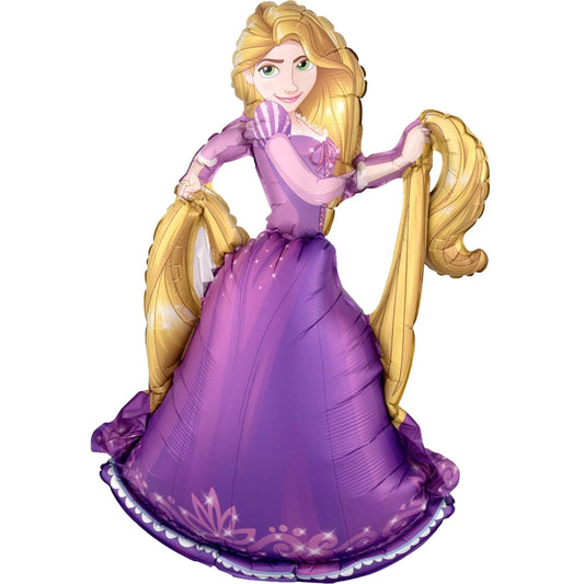 Airfill Only Sitting Rapunzel Foil Balloon