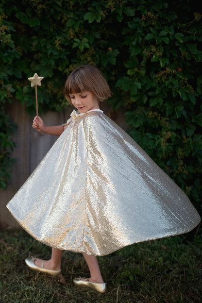 Gold Sequin Cape