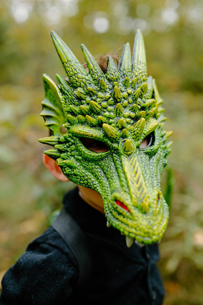 Máscara de Dragón Verde 