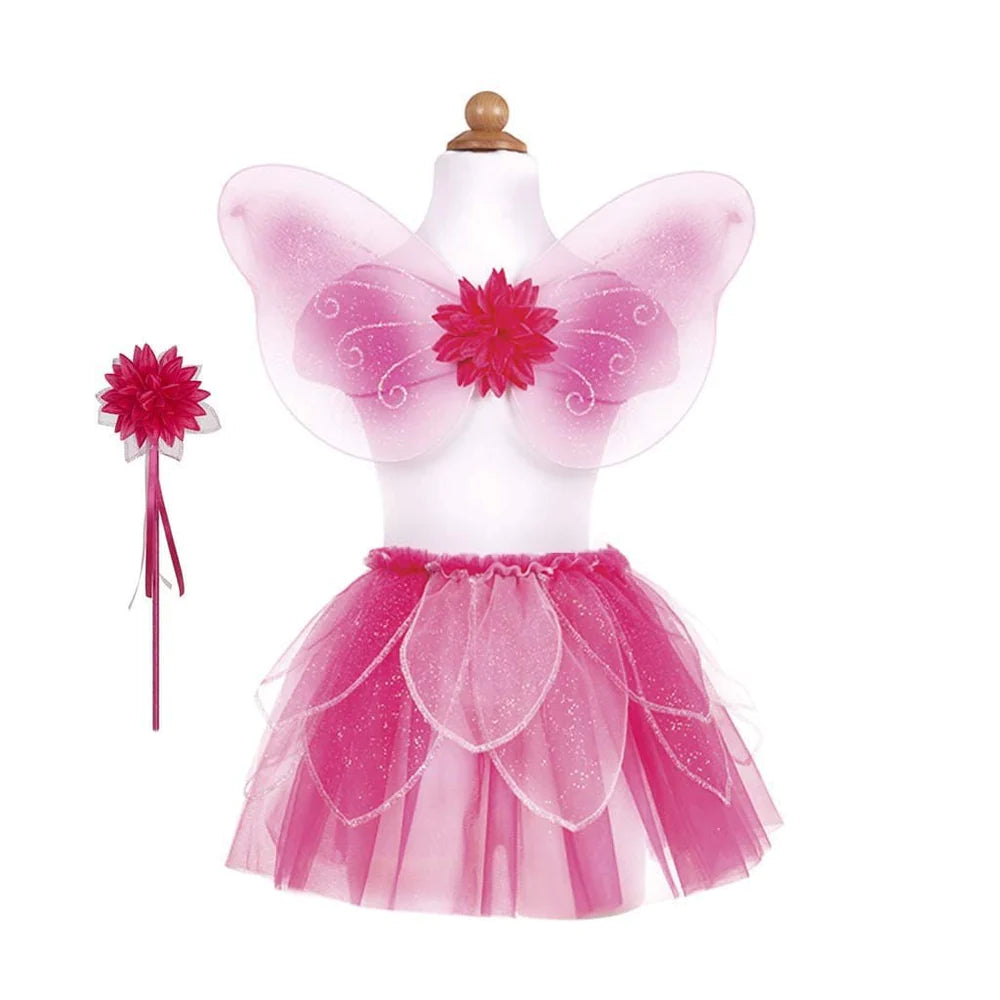 Fancy Flutter Skirt Sets with Wings & Wands