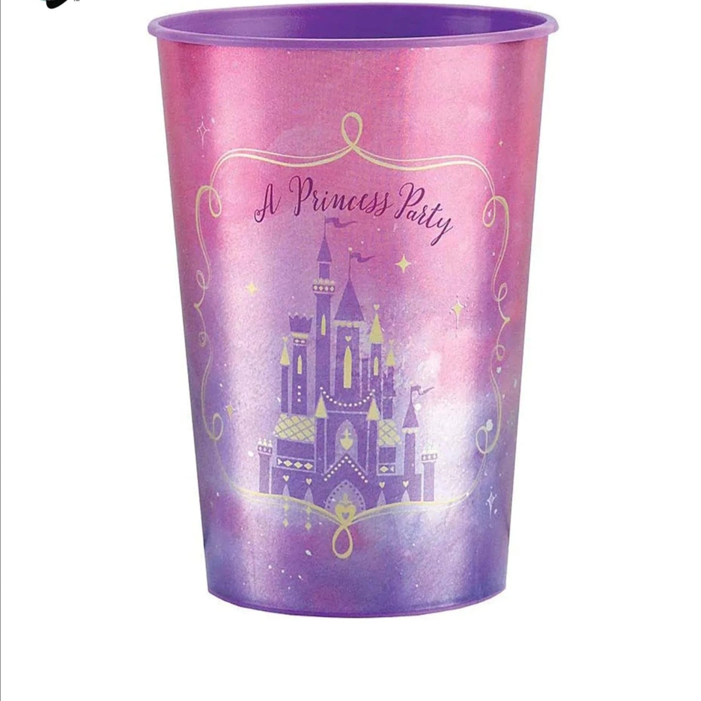 Disney Princess Metallic Plastic Favor Cup