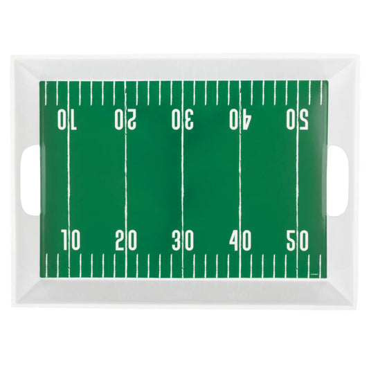 Kickoff Football Plastic Serving Tray