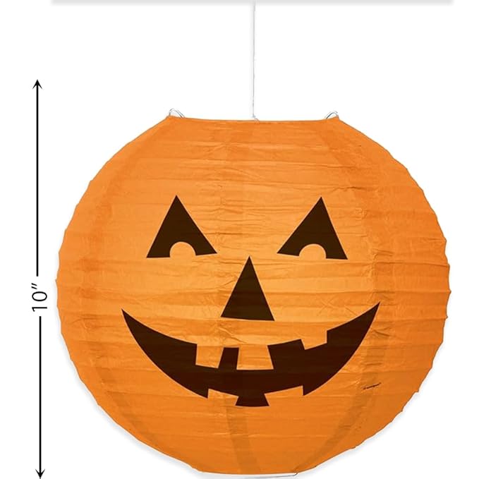 Pumpkin 10" Round Lantern