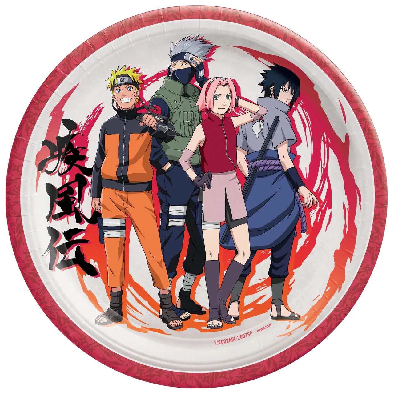 Naruto Paper Plates 8ct