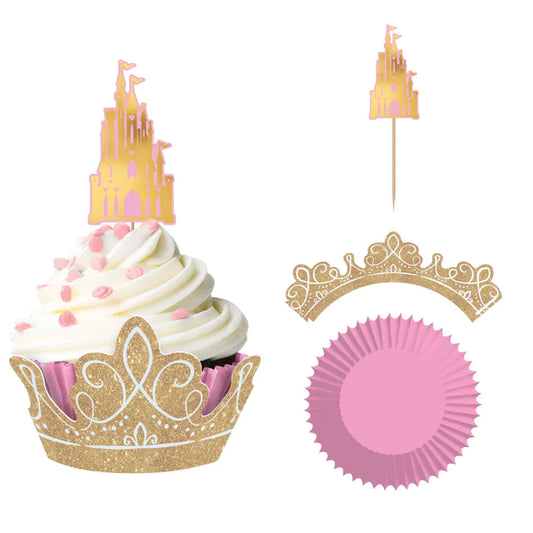 Kit de cupcakes de princesas de Disney 