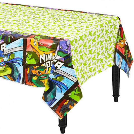 Rise Of The TMNT Plastic Table Cover