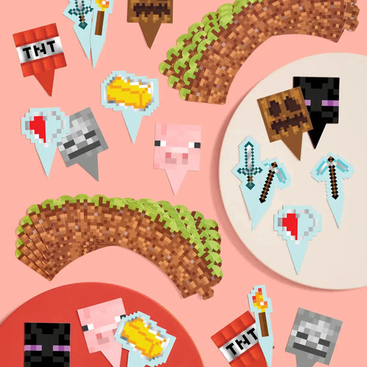 Minecraft Cupcake Set