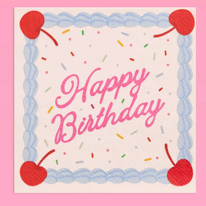 Happy Birthday Napkins