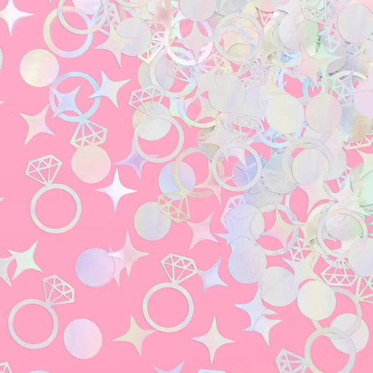 Iridescent Confetti Bachelorette