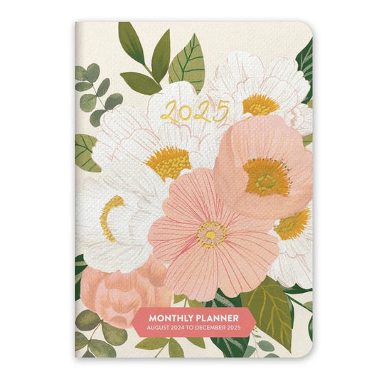 2025 BELLA FLORA MONTHLY POCKET PLANNER