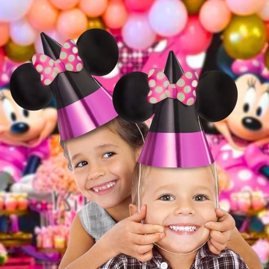 Minnie Mouse Party Hats Paper Cone