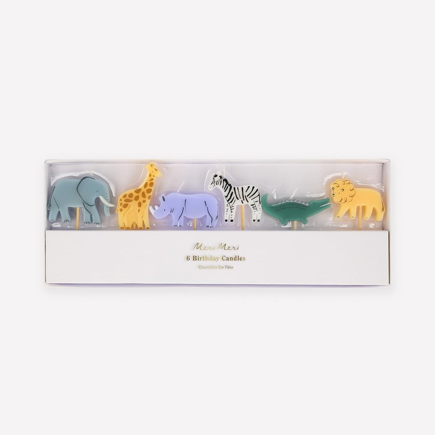 Mini Safari Animal Candles