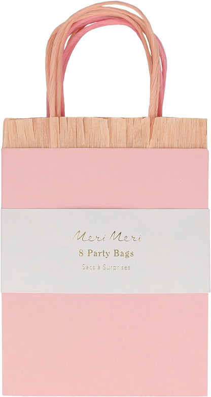 Pink Fringe Party Bags