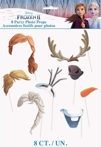 Frozen Photo Booth Props (Pack of 8)