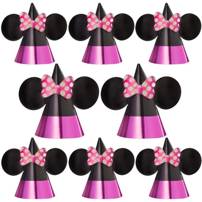 Minnie Mouse Party Hats Paper Cone
