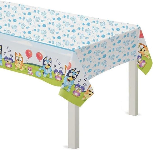 Bluey plastic table cover