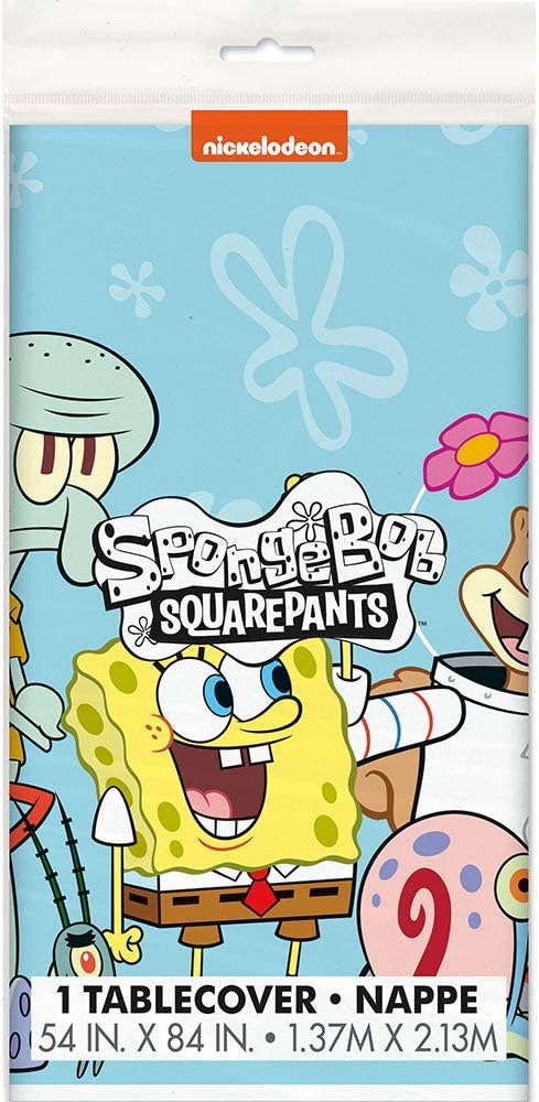 SpongeBob SquarePants Rectangular Plastic Table Cover