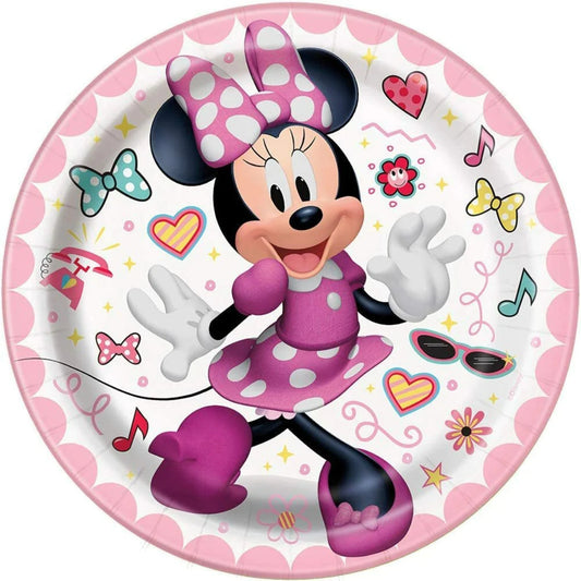 Minnie Mouse Plates 7″