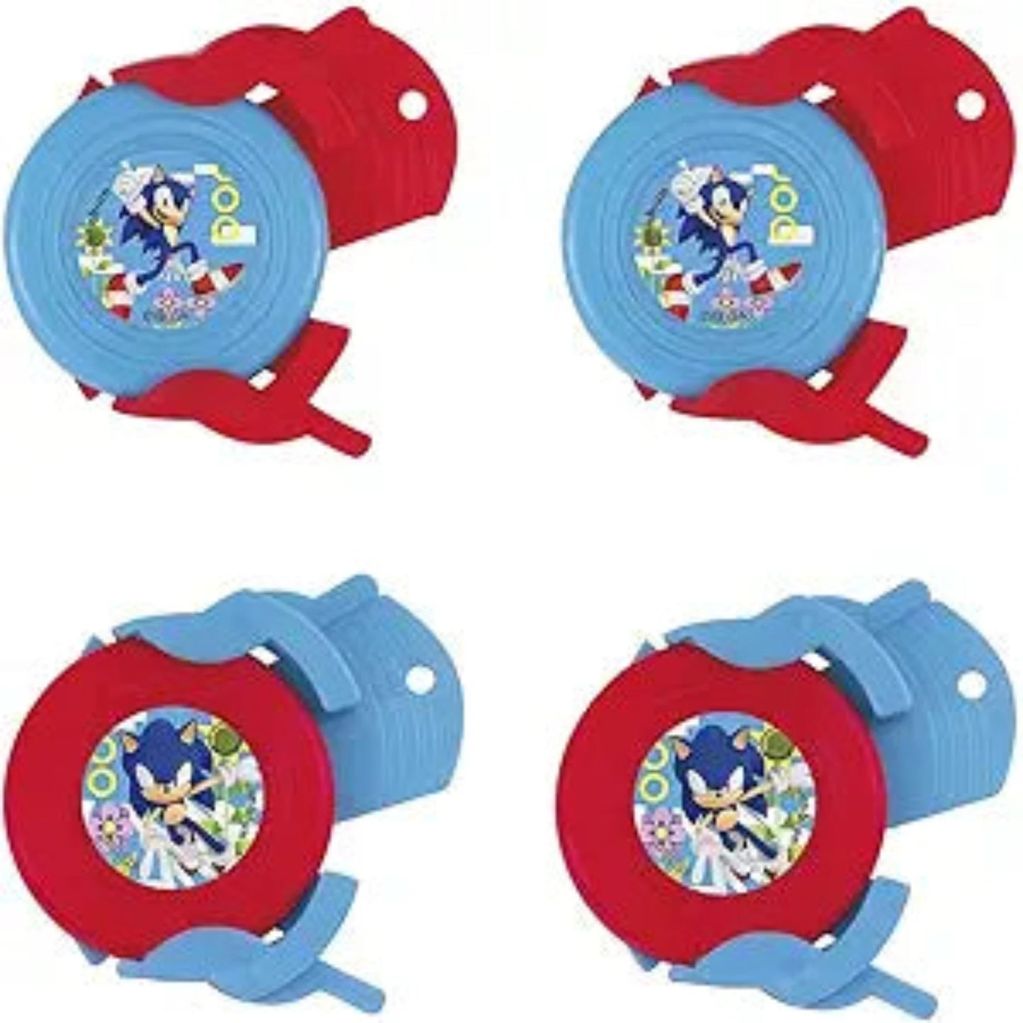 Sonic the Hedgehog Disc Shooter Favors 4ct