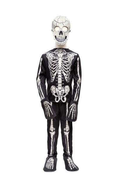 Glow in the Dark Skeleton Shirt, Pants & Mask