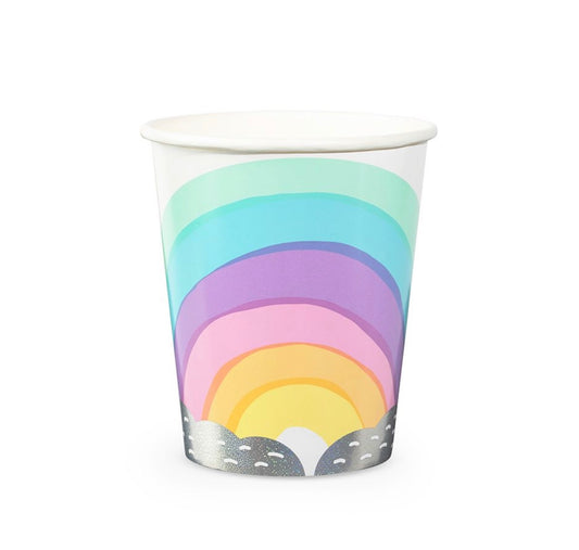 Vasos de arcoiris