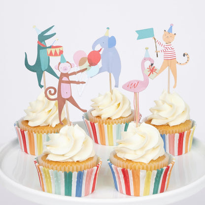 Kit de cupcakes de circo animal