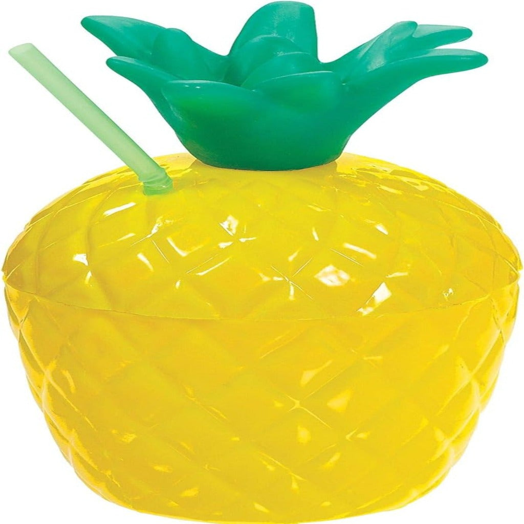 Pineapple Cup with Straw