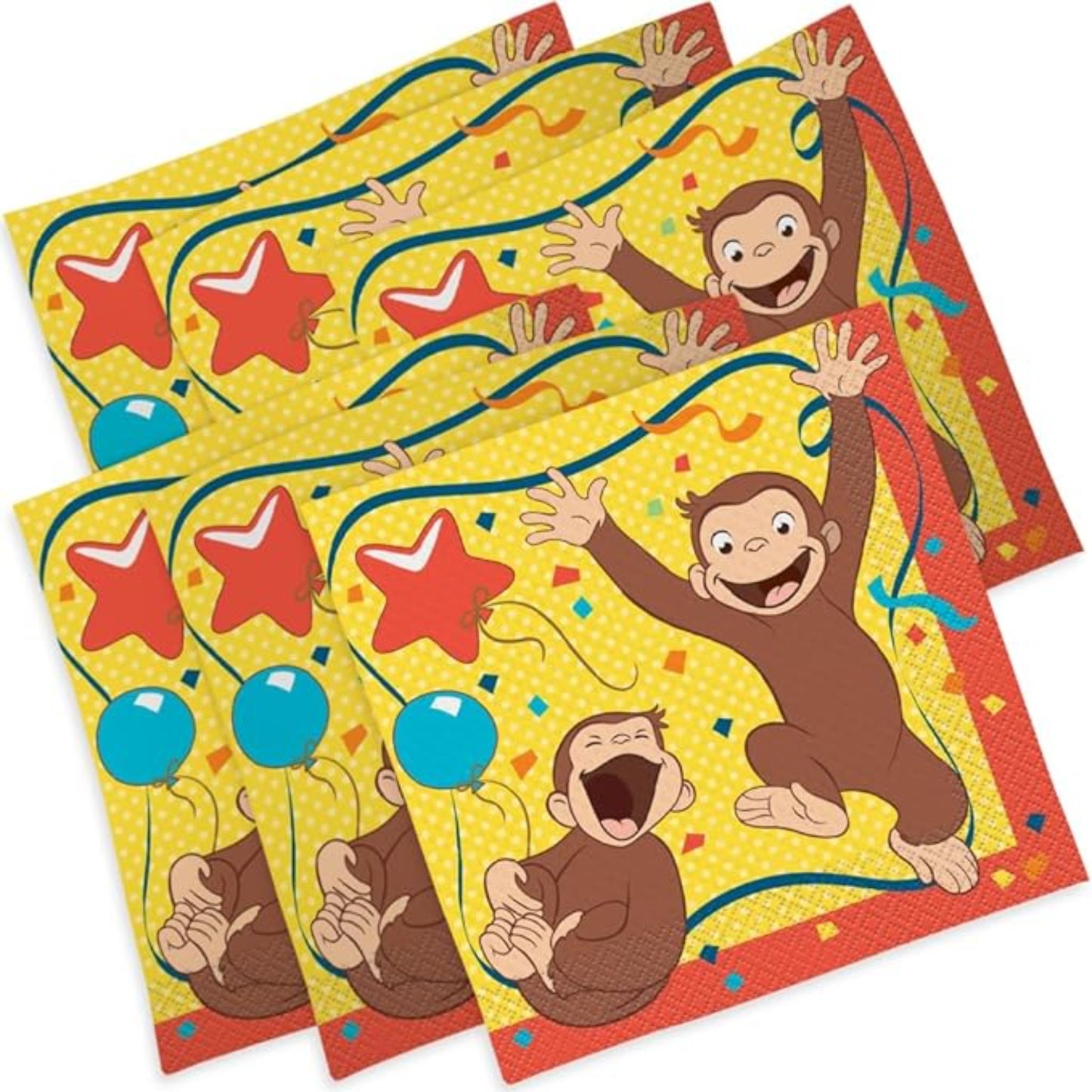 Curious George Party Napkins