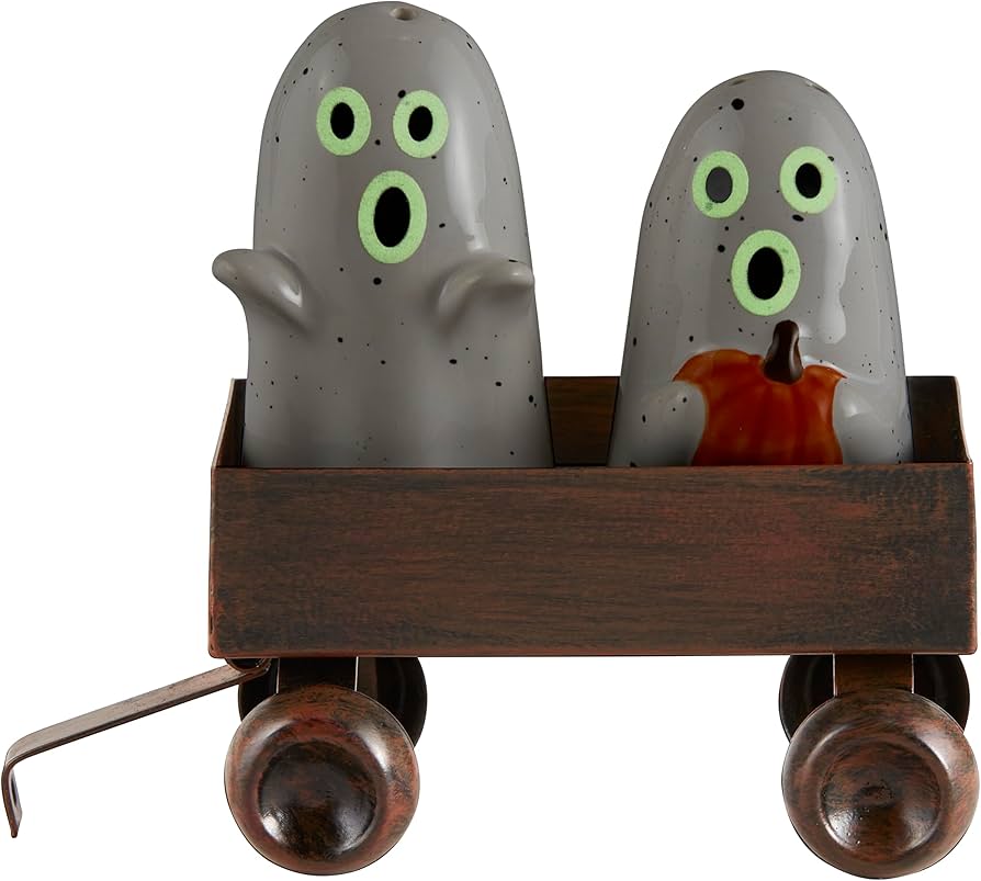 Ghost Glow Salt & Pepper Shaker Set