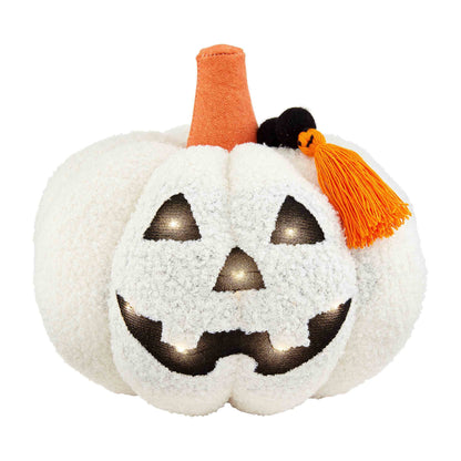 Shearling Light-Up Pumpkins