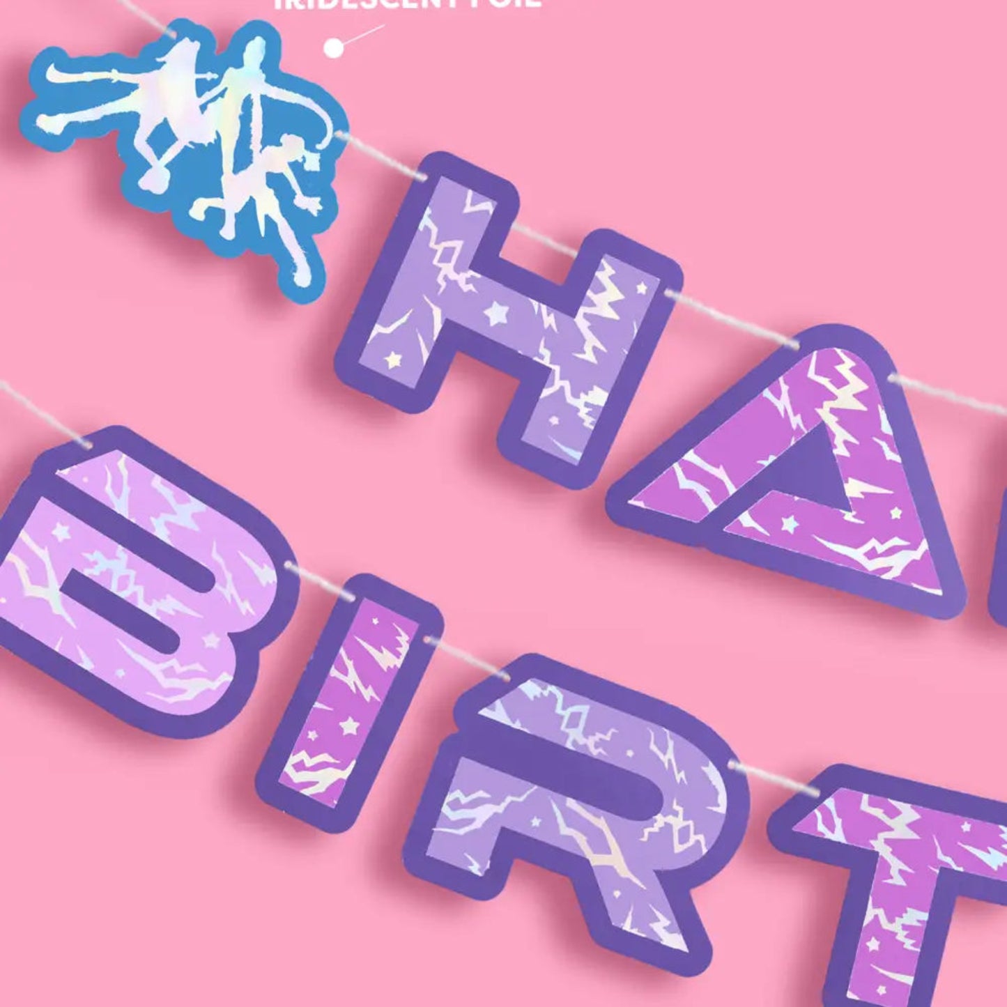 K-Pop happy Birthday Banner