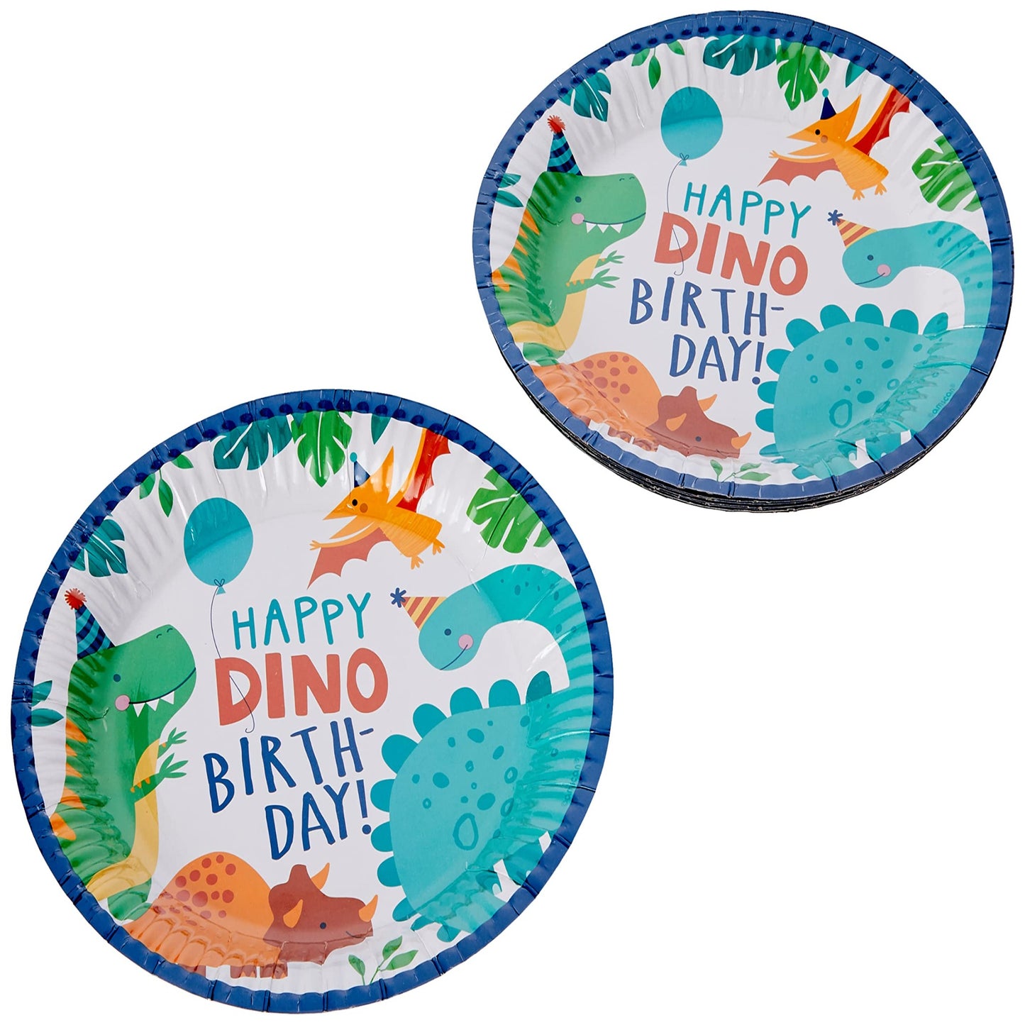 Dino-mite party plates