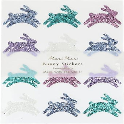 Glitter Bunny Stickers
