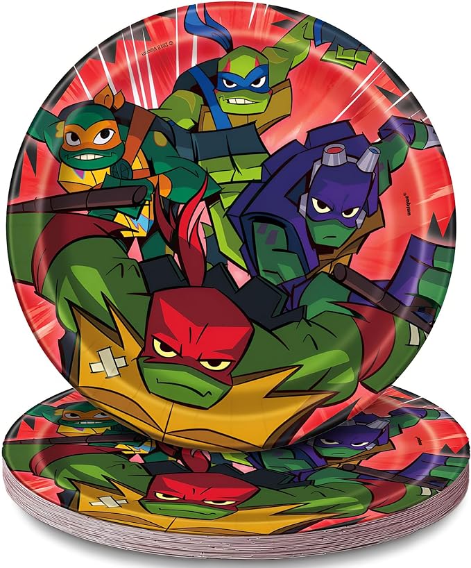 Ninja Turtles Paper Cake Plates