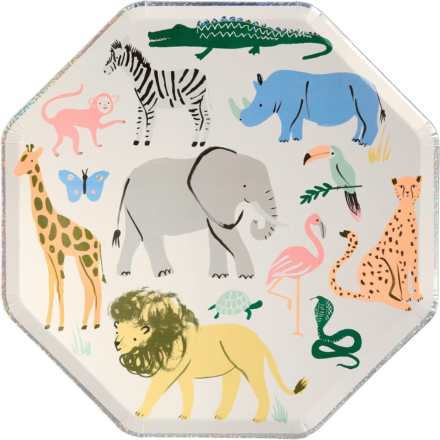 Safari Animals Dinner Plates