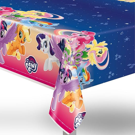 My Little Pony Disposable Plastic Tablecloth