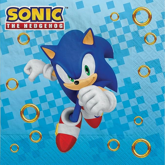 Sonic the Hedgehog Paper Lunch Napkins