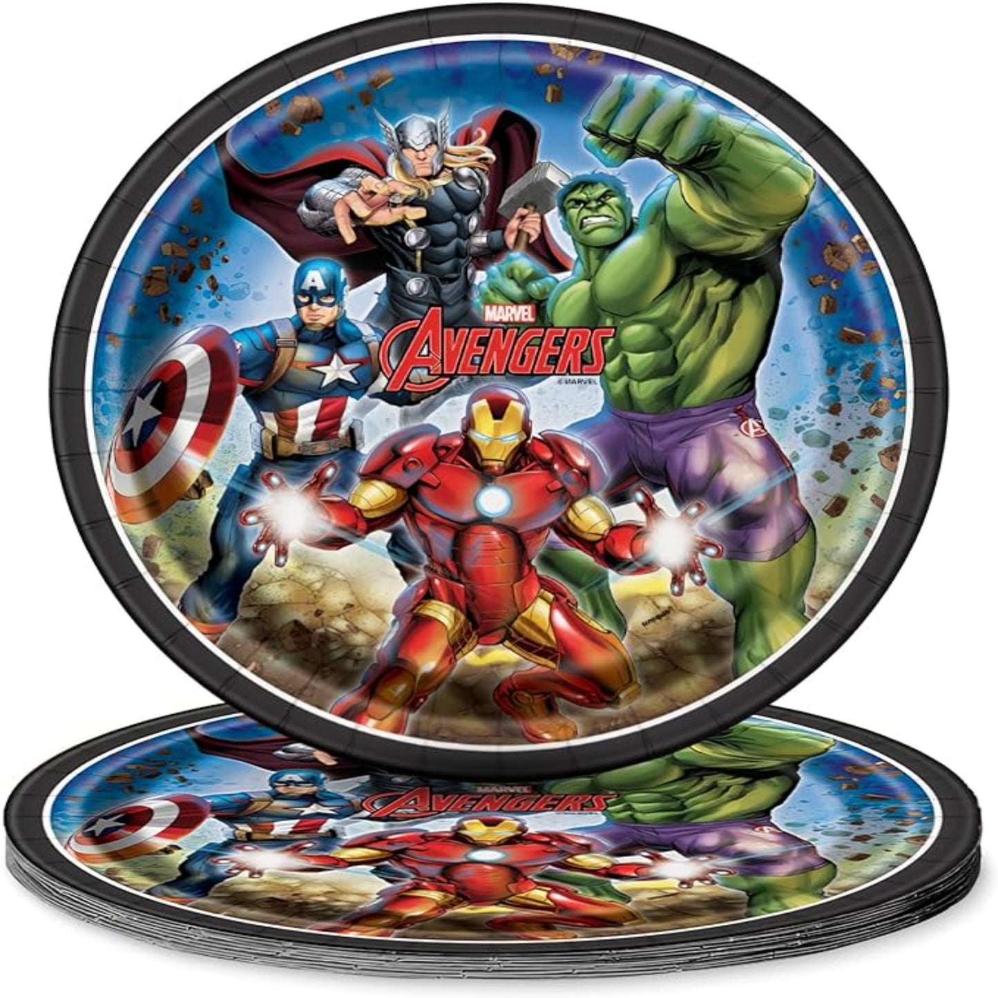 Avengers Paper Party Plates