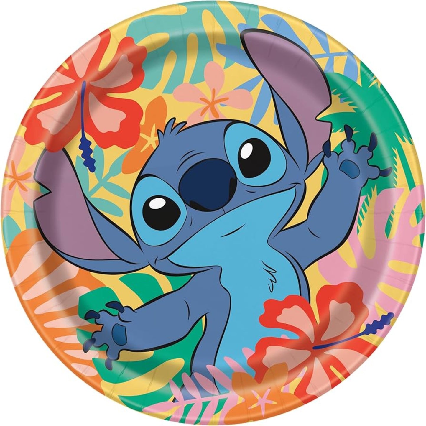 Disney Stitch Round 9 Dinner Plates 8ct"