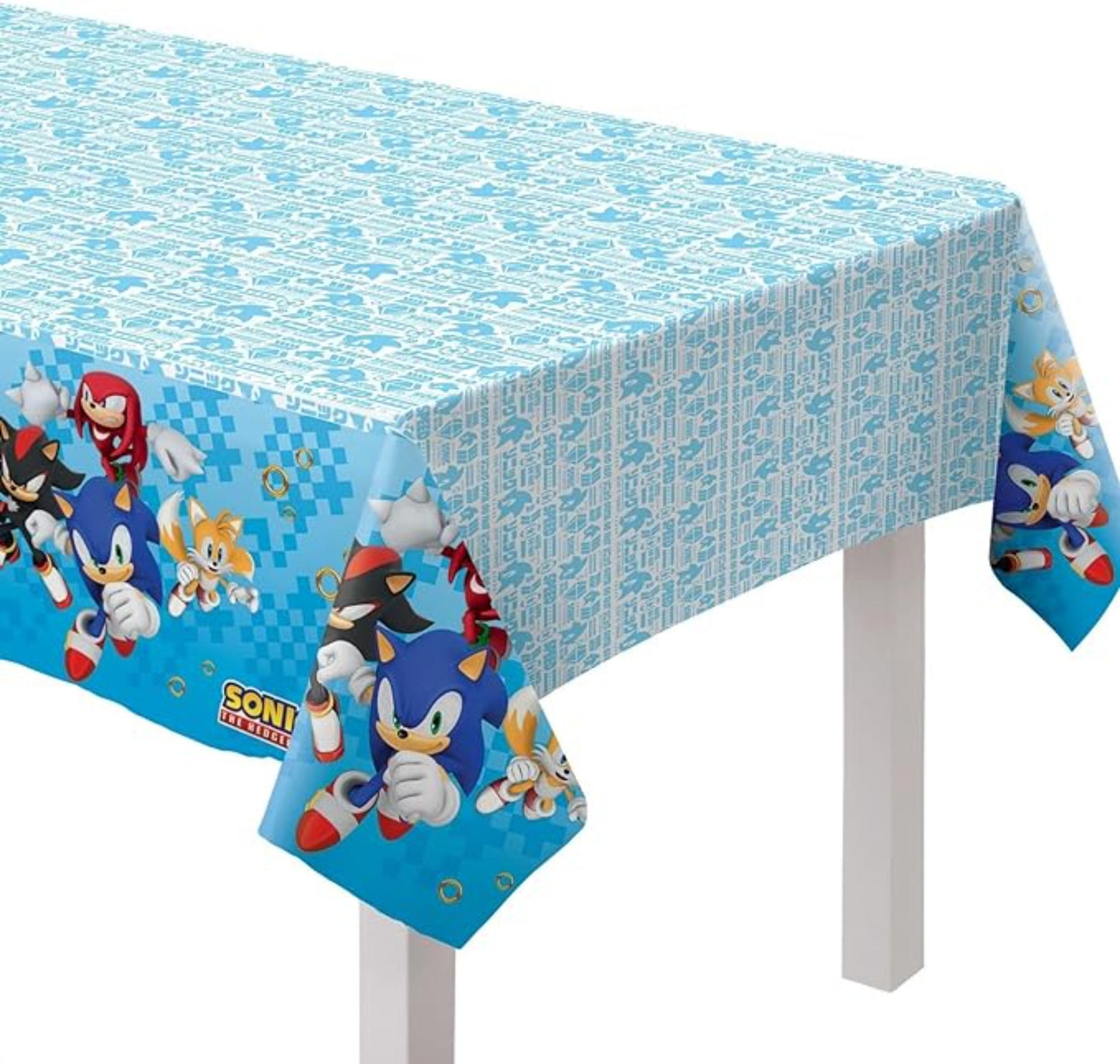 Sonic the Hedgehog Plastic Table Cover, Rectangular