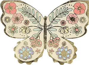 Servilletas de mariposas florales
