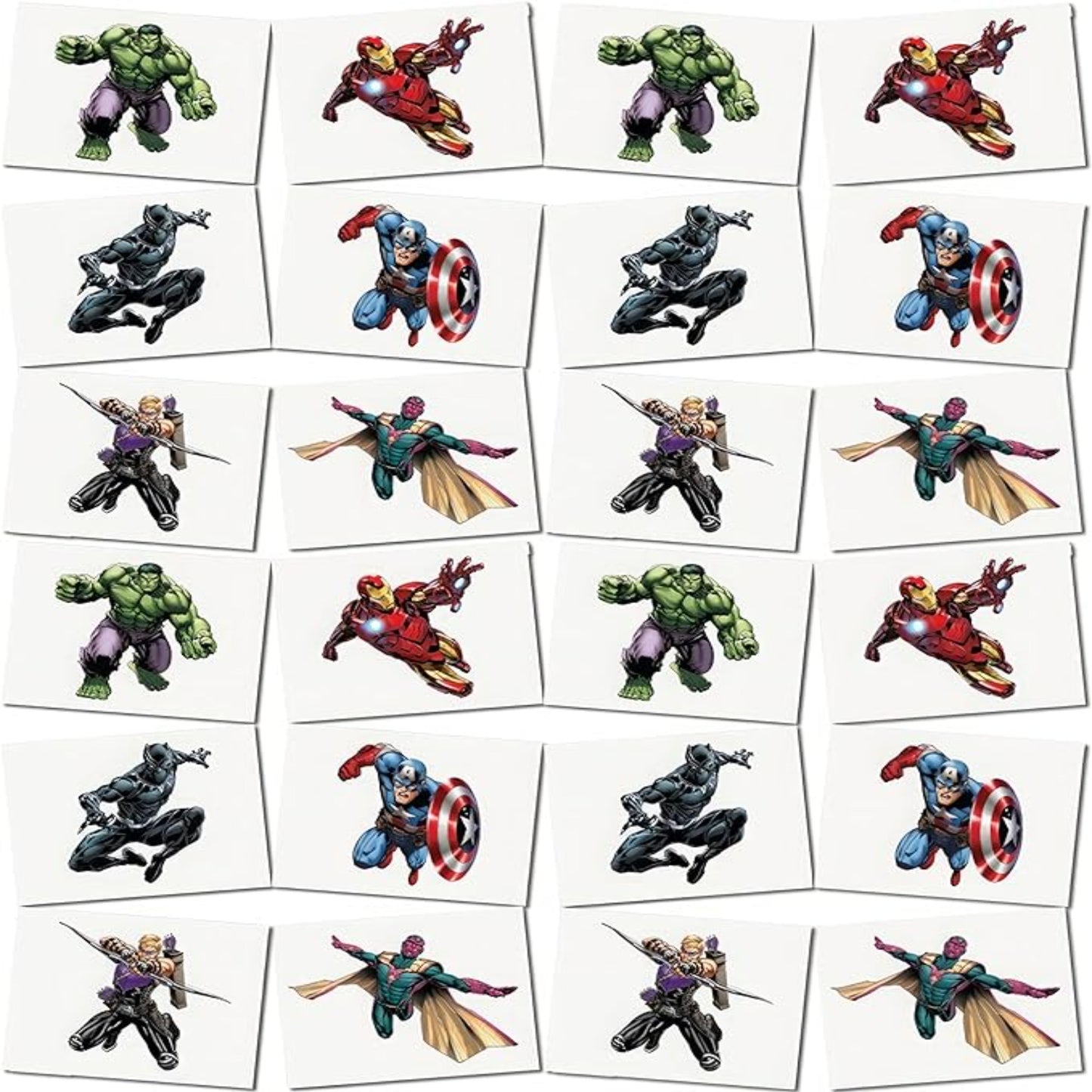 Avengers Temporary Tattoos