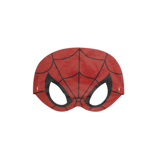 Máscaras de papel para fiesta de Spider-Man - Tamaño infantil