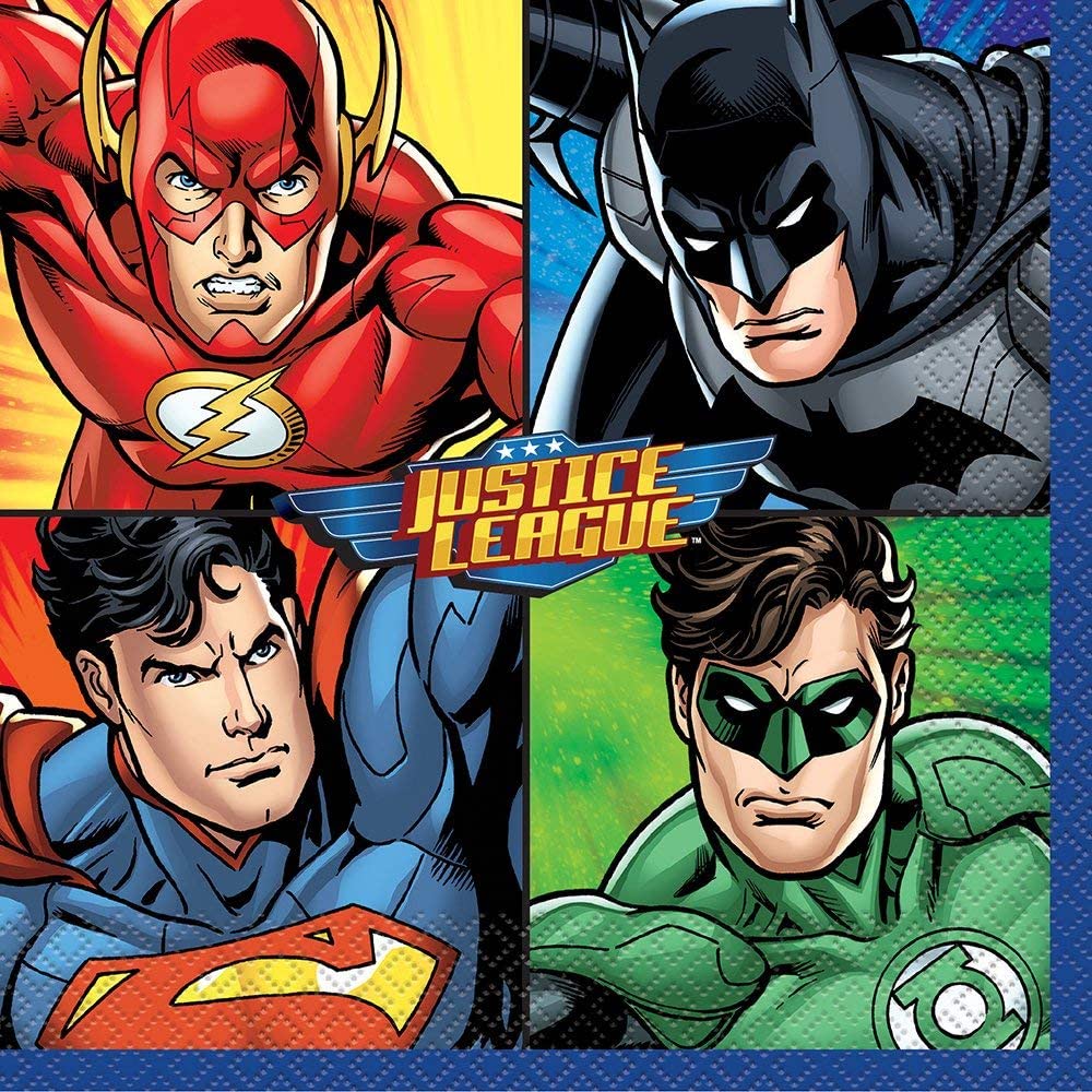 Justice League Luncheon Napkins